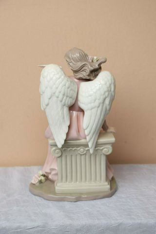 Grandeur Noel Collectors Edition 2001 Porcelain Angel with dove 4