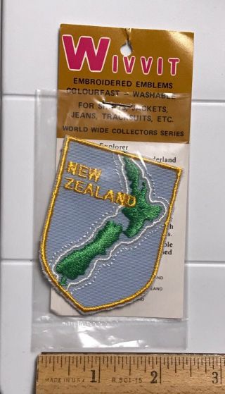 Nip Zealand Nz Souvenir Patch Badge By Wivvit