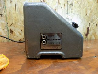 vintage stewart warner speedometer gauge calibration machine tester gas oil sign 6