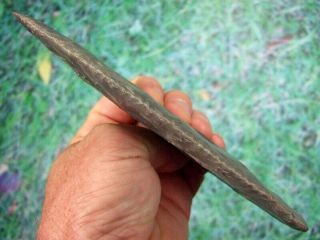 Fine 7 1/2 inch Kentucky Hornstone Flint Cobbs Knife with Arrowheads 6