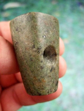 Fine G10 Illinois Hopewell Vase Pipe With Arrowheads Artifacts