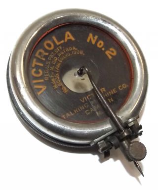 Vtg Antique Victor Talking Machine Co.  Victrola No.  2 Reproducer Phonograph Part