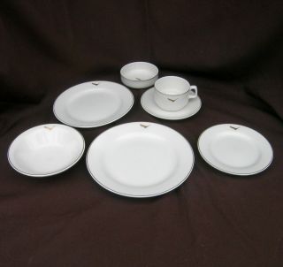Railroad Dining Car China - " Indian Pacific " (australia) 7 - Piece Place Setting