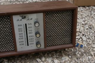 Vintage RCA Victor Model RF - 98 Tube Radio - Dual Speakers 2