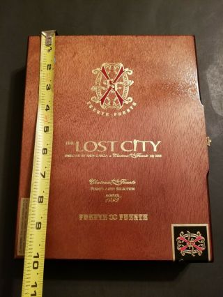 Fuente Opus X Lost City Empty Cigar Box/cigar Boxes 2