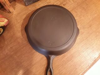 Griswold Iron Mountain 8,  10 - 1/2 " 1033 Heat Ring Cast Iron Skillet,  Restored