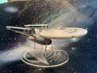Star Trek The Wrath Of Khan Uss Enterprise Ncc - 1701 Acrylic Base