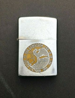 Zippo South Vietnam Uss Comstock 1967 - 1968 Rare Lighter.