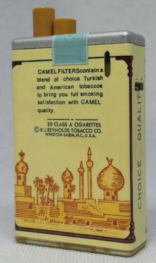 Vintage Camel Filter Cigarettes Hard Pack Lighter Turkish American Tobacco Lites 3