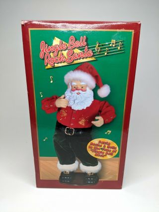 Jingle Bell Rock Santa Singing Dancing Animated Christmas Display Figure