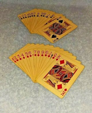 Vintage 1926 No.  500 Playing Cards Good Luck Swastika Back 11,  12,  Two 13 Spots 6