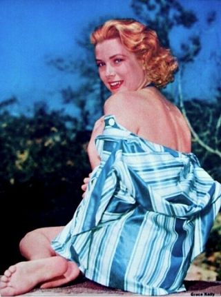 Grace Kelly 1955 Vintage Pinup Litho Paramount Photo Publicity Promo