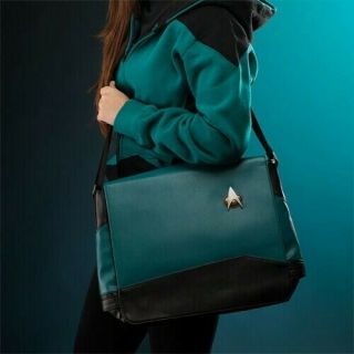 Star Trek The Next Generation Sciences Blue Uniform Messenger Bag Thinkgeek