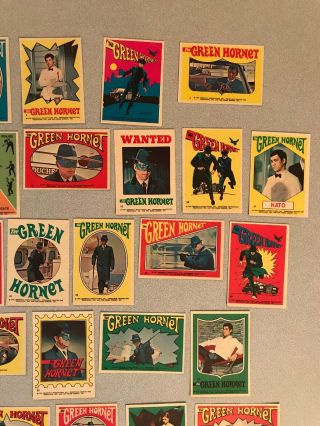 1966 Topps/Greenway Productions Green Hornet Stickers Total Of 32 (One Owner) 3