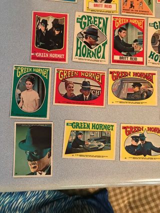 1966 Topps/Greenway Productions Green Hornet Stickers Total Of 32 (One Owner) 4
