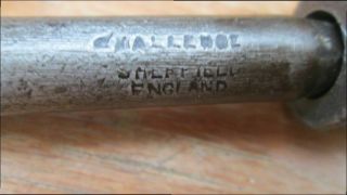 XL Vintage CHALLENGE CUT.  CO.  Sheffield Bolstered Chef Knife Sharpening Steel 3