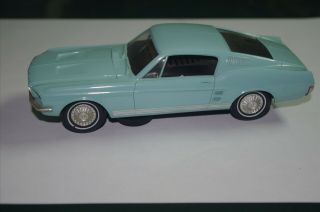 1967 Ford Mustang Fastback Plastic Dealer Model Promo Radio Philco Ford 1/24