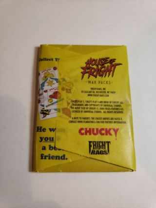 Childs Play Chucky Good Guys Trading Cards 1 Pack 9 Cards 1 Sticker 2