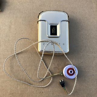 Vintage Zenith Royal M Hearing Aid Zenith Royal Magnet Goldtone