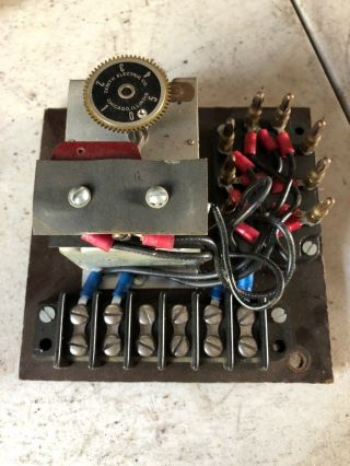 Vintage Traffic Signal Zenith Electric Co Controller Parts