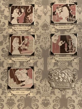 Disney Haunted Mansion Friday The 13th Hm Wedding Album Boxed Pin Set Le 500 Mib