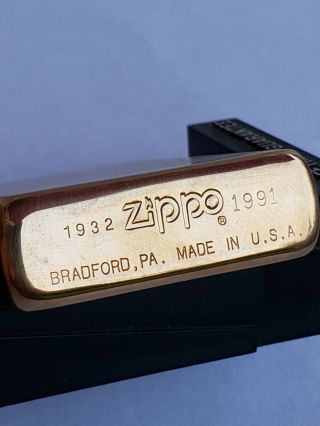 Joe Camel Zippo Lighter 1932 - 1991 Unfired w/Case,  Papers & Bag 5
