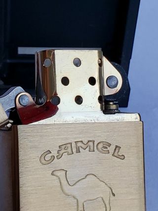 Joe Camel Zippo Lighter 1932 - 1991 Unfired w/Case,  Papers & Bag 6