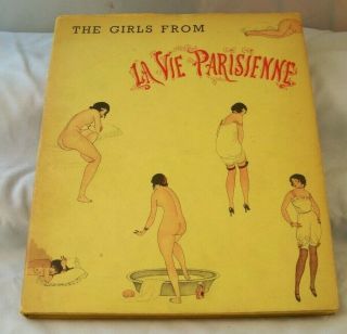 The Girls From La Vie Parisienne 1961 1st Am Ed.  Hcdj,  Humor Illus Pinup Bk Vg