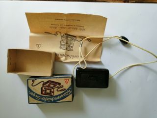 Vintage Bakelite Safety Razor Blade Sharpener Sieger Germany Klingenschärfer