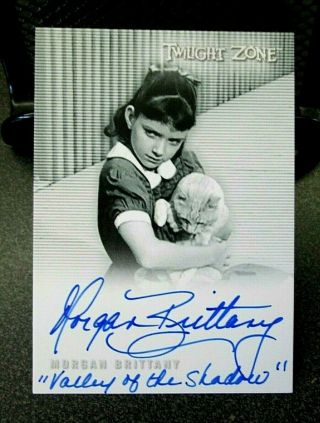 2019 Twilight Zone Serling Edition Autograph Morgan Brittany Variant A - 168
