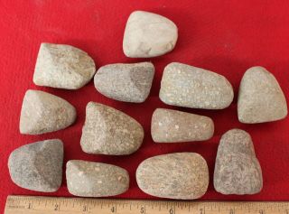 (12) Neolithic Stone Celts Group 2