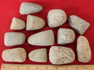 (12) Neolithic Stone Celts Group 1
