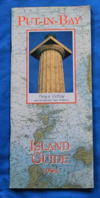 1994 Put - In - Bay South Bass Island,  Oh Island Guide,  Businesses,  Map Photos Info