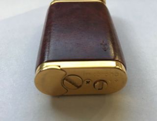 IM Corona Pipe Lighter Old Boy Red Briar & Gold High End Made In Japan Rare 6