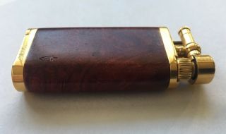 IM Corona Pipe Lighter Old Boy Red Briar & Gold High End Made In Japan Rare 8