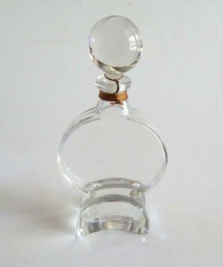 Vintage Guerlain Nahema Perfume Glass Bottle Empty