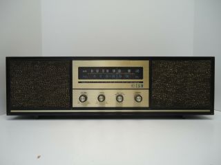 Vintage Elgin Brand Am/ Fm Radio Mid Century Retro - Great