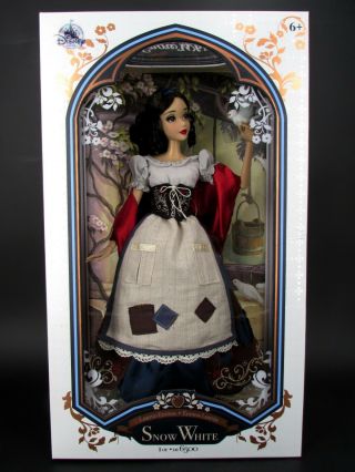 17 " Disney Store Snow White Doll Ltd Edition 2442 Of 6500 Nib 7 Dwarfs W