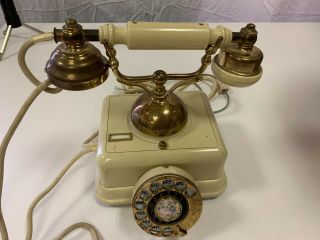 Vintage Antique Retro Rotary Handset Desk telephone European Style 1920s 3