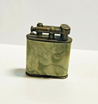 Antique Rare Pocket Petrol Ligther Handmaded (??) Probably From The 30 