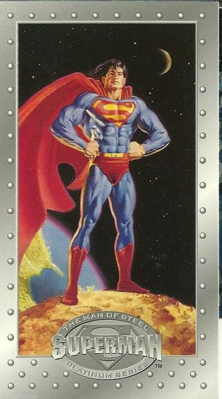 1994 Skybox Superman: Man Of Steel Platinum Series Collectors Edition Base Set,