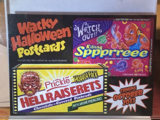 2013 Topps Wacky Packages Philly Non Sport Promo Halloween Postcard Rare