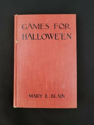 Antique Halloween 1912 Games For Hallowe 