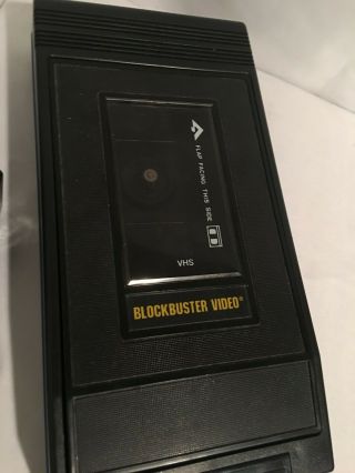 Blockbuster VHS Rewinder Rare Tape/Movie Recorded Vintage 2