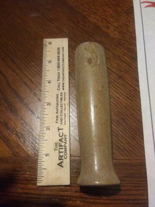 Outstanding Indian Artifact G10 Fine Pipestone Hopewell Adena Tube Pipe Oh