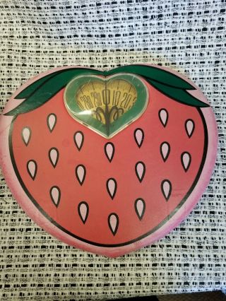 Vintage Strawberry Bathroom Scale By Counselor From S&h Green Stamps