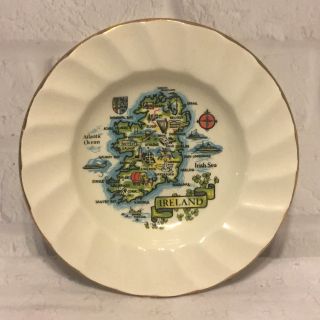 Ireland Souvenir Mini Plate Trinket Dish Carrigaline Pottery St Patricks Day