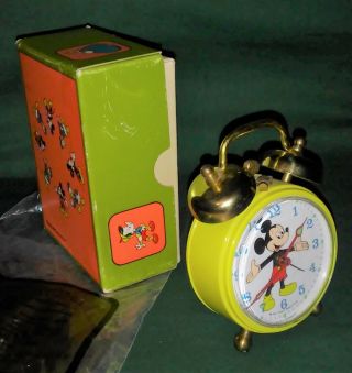 Mickey Mouse Phinney Walker standing alarm clock in minty box 2