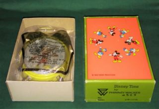 Mickey Mouse Phinney Walker standing alarm clock in minty box 5