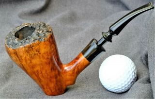 A Stunning 1960s Hand Carved By Preben Holm Harcourt 1/3 Bent Freehand Sitter.